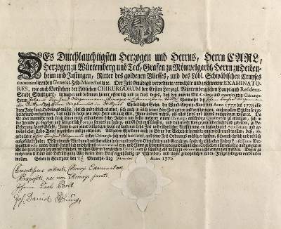 Bild Nr.1: 145-1445 Wagenmann,J.B.: (Medizin, Handschriften, Stuttgart)