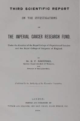 Bild Nr.1: 145-1464 Bashford,E.F. (Hrsg.).: (Medizin, Krebs)