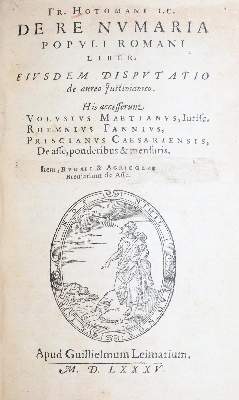 Bild Nr.1: 145-149 Hotmann,F.: (Old and rare books, manuscripts)