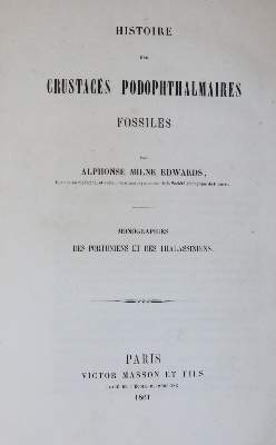 Bild Nr.5: 145-1504 Milne-Edwards,A.: (Zoologie, Krebse)
