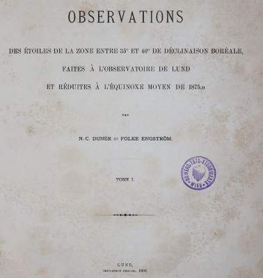 Bild Nr.1: 145-1524 Duner,N.C. u. F.Engström.: (Verschiedene Gebiete - Varia, Astronomie)