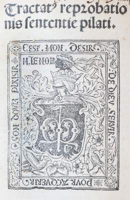 Bild Nr.1: 145-154 Montaltus, Ludovicus.: (Inkunabeln)