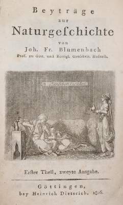 Bild Nr.1: 145-1549 Blumenbach,J.F.: (Verschiedene Gebiete - Varia)