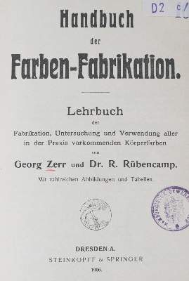 Bild Nr.5: 145-1559 Zerr,G. u. R.Rübencamp.: (Verschiedene Gebiete - Varia, Farben)