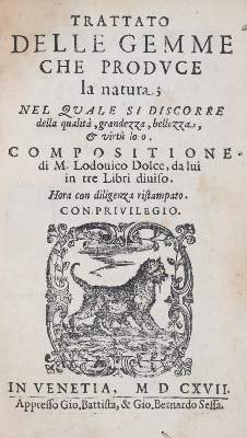 Bild Nr.1: 145-1563 Dolce,L.: (Verschiedene Gebiete - Varia, Geologie - Mineralogie u. Paläontologie, Edelsteine)