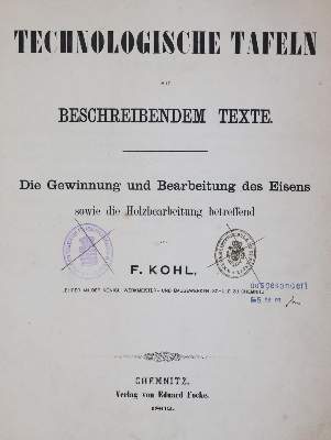 Bild Nr.3: 145-1573 Kohl,F.: (Verschiedene Gebiete - Varia)