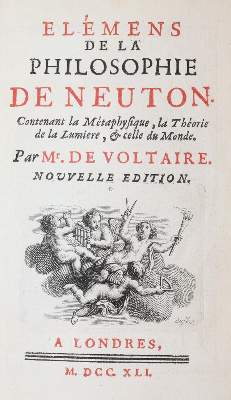 Bild Nr.1: 145-1587 Voltaire,(F.M.A.)de.: (Verschiedene Gebiete - Varia, Newton)