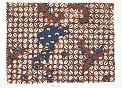 Bild Nr.2: 145-1609 Batik-Stoffmusterbuch.: (Verschiedene Gebiete - Varia, Textil)