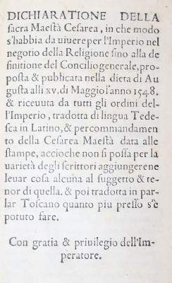 Bild Nr.1: 145-164 Karl V.: (Alte Drucke, Handschriften und Theologie)