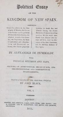 Bild Nr.1: 145-1642 Humboldt,A.v.: (Amerika)