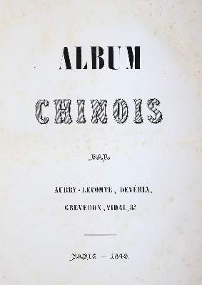 Bild Nr.1: 145-1662 Album chinois.: (Asien, China)