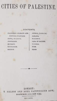 Bild Nr.3: 145-1679 Cities of Palestine, The.: (Asien, Palästina)