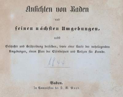 Bild Nr.5: 145-1686 Ansichten von Baden: (Deutschland, Baden-Baden)