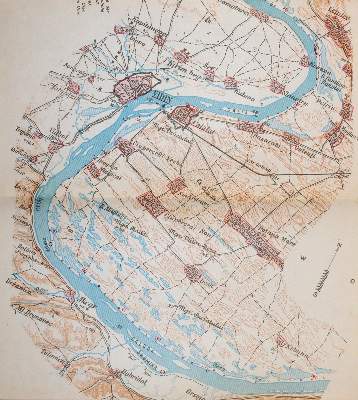 Bild Nr.2: 145-1724 Karte der Donau von Ulm: (Deutschland, Donau)