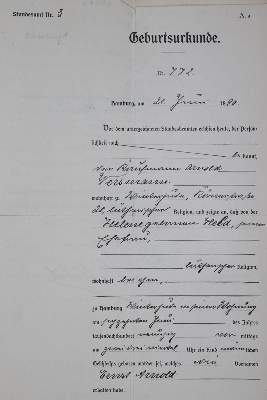Bild Nr.1: 145-1739 Versmann,E.A.: (Deutschland, Hamburg)