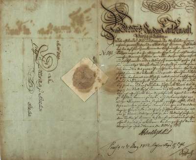 Bild Nr.1: 145-1742 Carl August, Herzog von Sachsen-Weimar-Eisenach.: (Deutschland, Handschriften, Buttstadt)