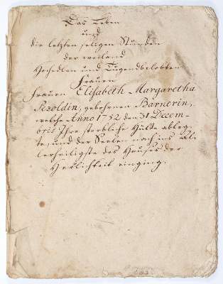 Bild Nr.1: 145-1747 Pezold,E.M.: (Deutschland, Handschriften)