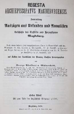 Bild Nr.3: 145-1769 Mülverstedt,G.A.v.: (Deutschland, Magdeburg)