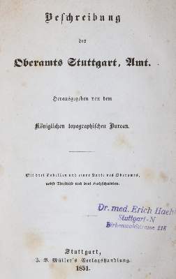 Bild Nr.3: 145-1788 Oberamtsbeschreibungen.: (Deutschland)