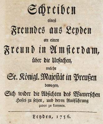 Bild Nr.1: 145-1822 (Marconnay,L.O.de).: (Deutschland, Siebenjähriger Krieg, Vier Schriften)