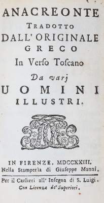 Bild Nr.1: 145-1872 Anacreon.: (Italien)