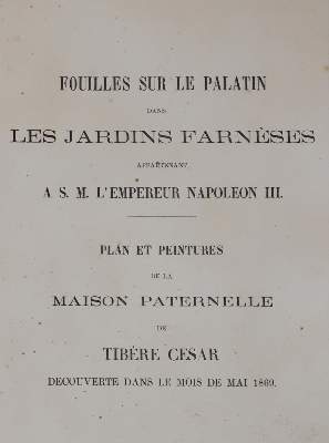Bild Nr.3: 145-1927 Fouilles sur le Palatin: (Italien, Rom)