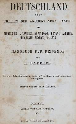 Bild Nr.2: 145-2010 Deutschland: (Verschiedene Länder - Geschichte, Baedeker)