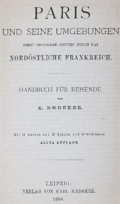Bild Nr.1: 145-2017 Sammlung: (Verschiedene Länder - Geschichte, Baedeker)