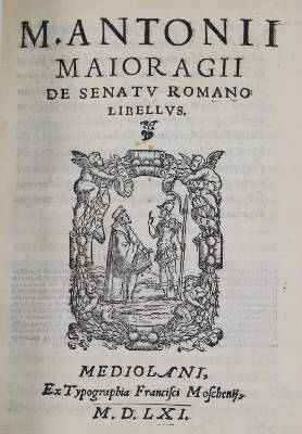 Bild Nr.1: 145-202 Majoragio,M.A.: (Old and rare books, manuscripts)