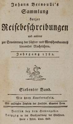 Bild Nr.4: 145-2028 Bernoulli,J.: (Verschiedene Länder - Geschichte)