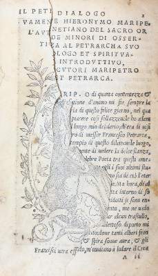 Bild Nr.1: 145-203 (Malipiero,G.: (Alte Drucke, Handschriften und Theologie)