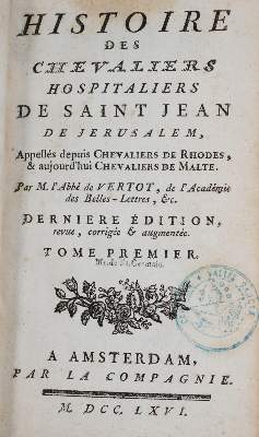 Bild Nr.1: 145-206 Vertot,(R.A.de).: (Malteserorden)