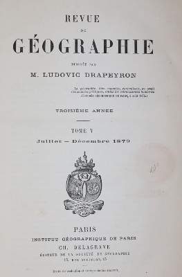 Bild Nr.1: 145-2093 Revue de geographie.: (Verschiedene Länder - Geschichte)