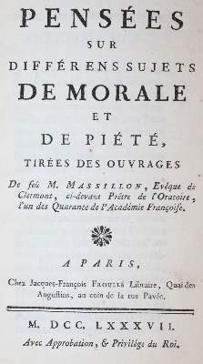 Bild Nr.1: 145-211 Massillon,(J.B.).: (Alte Drucke, Handschriften und Theologie)