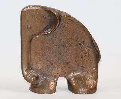 Bild Nr.2: 145-2185 Buchstütze Elefant: (Varia)