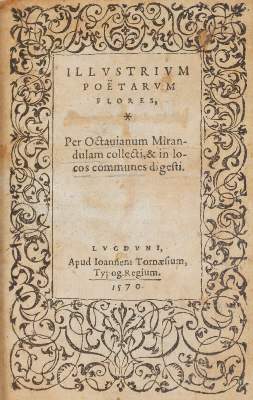 Bild Nr.1: 145-221 Mirandula,O.: (Alte Drucke, Handschriften und Theologie)