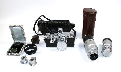 Bild Nr.2: 145-2215 Leica IIIc,: (Varia, Kameras)
