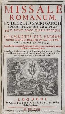 Bild Nr.1: 145-222 Missale Romanum: (Alte Drucke, Handschriften und Theologie)