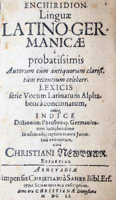 Bild Nr.1: 145-234 Neubaur,C.: (Alte Drucke, Handschriften und Theologie)