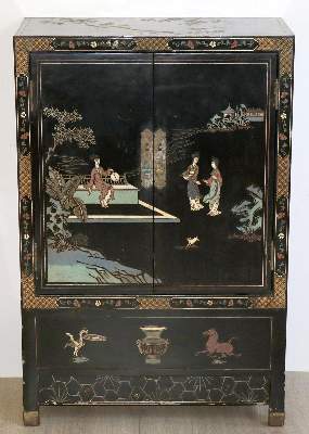 Bild Nr.1: 145-2394 China Kabinettschränkchen: (Asiatika)