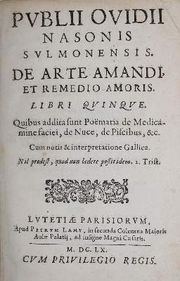 Bild Nr.3: 145-245 Ovidius,N.P.: (Old and rare books, manuscripts)