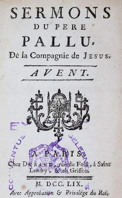 Bild Nr.1: 145-248 Pallu,(F.).: (Alte Drucke, Handschriften und Theologie)