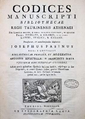 Bild Nr.1: 145-250 Pasini,G.: (Old and rare books, manuscripts)
