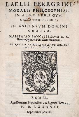 Bild Nr.1: 145-251 Peregrinus,L.: (Old and rare books, manuscripts)
