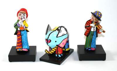 Bild Nr.1: 145-2596 Romero Britto: (Porzellan u. Keramik)
