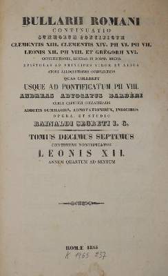 Bild Nr.1: 145-26 Benedikt XIV., Papst.: (Alte Drucke, Handschriften und Theologie)