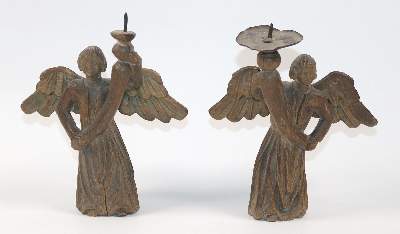 Bild Nr.1: 145-2617 Leuchterengel.: (Religiöse Volkskunst)