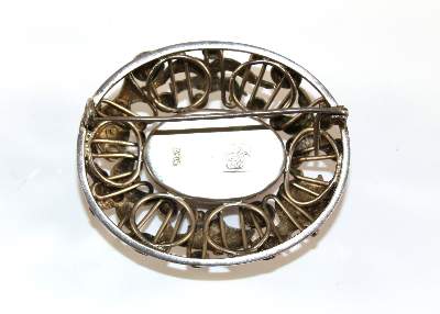 Bild Nr.2: 145-2628 Bernstein Brosche: (Schmuck)