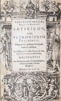 Bild Nr.1: 145-264 Petronius Arbiter,T.: (Alte Drucke, Handschriften und Theologie)