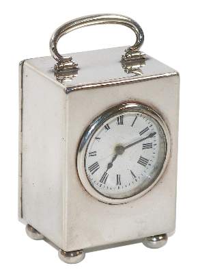 Bild Nr.1: 145-2673 Reiseuhr London.: (Silber)